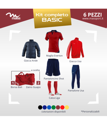 BASIC SOCCER BOX 6 PIECES