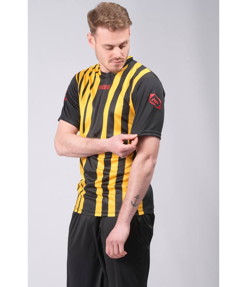 Maglia Basilea - maglietta da calcio Taglia XXL Colore Nero/Giallo