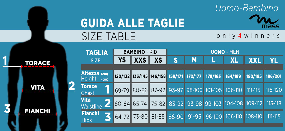 tabella taglie
